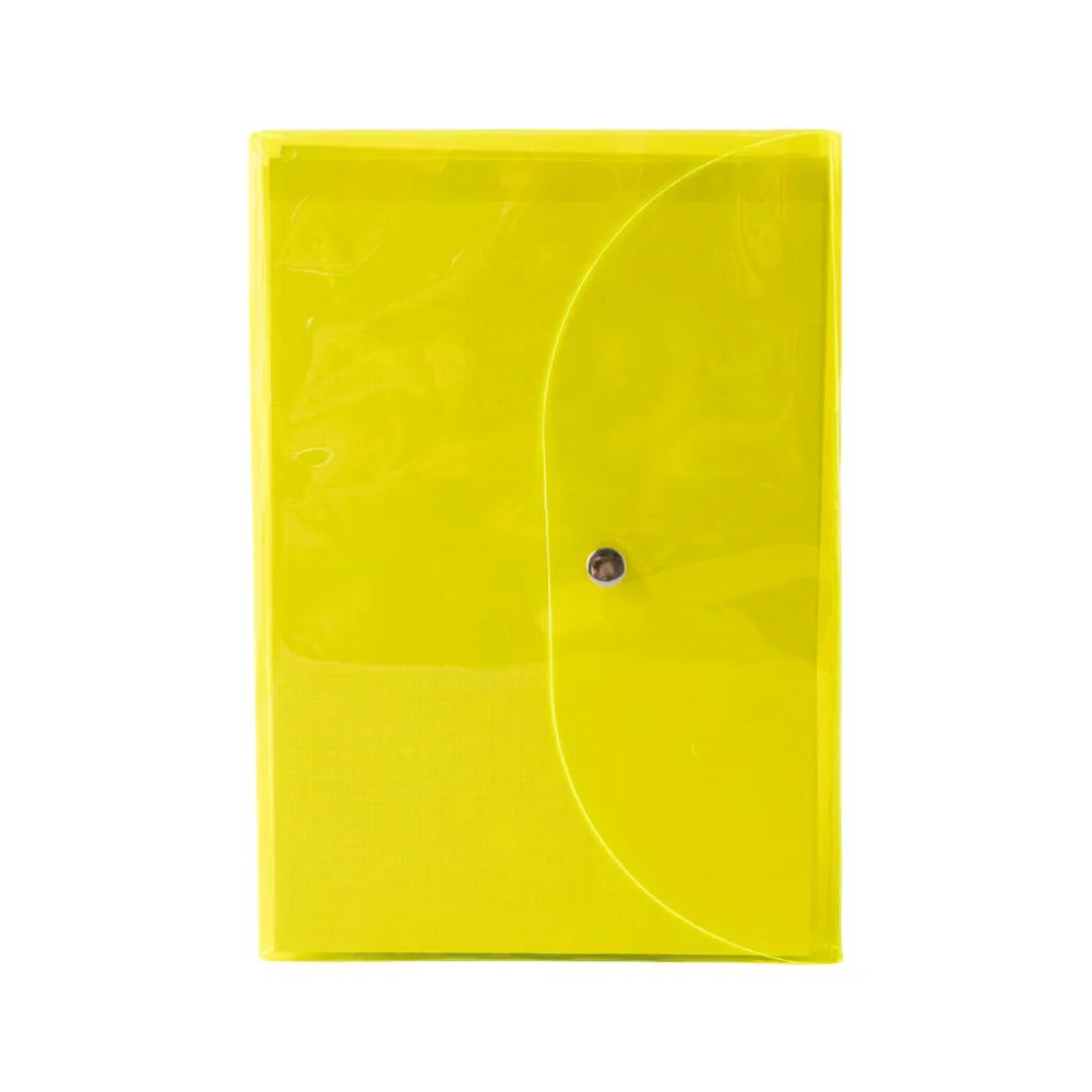 Vivid Collection A5 3pk Notebook Set with Clear Cover - YELLOW - Image 2