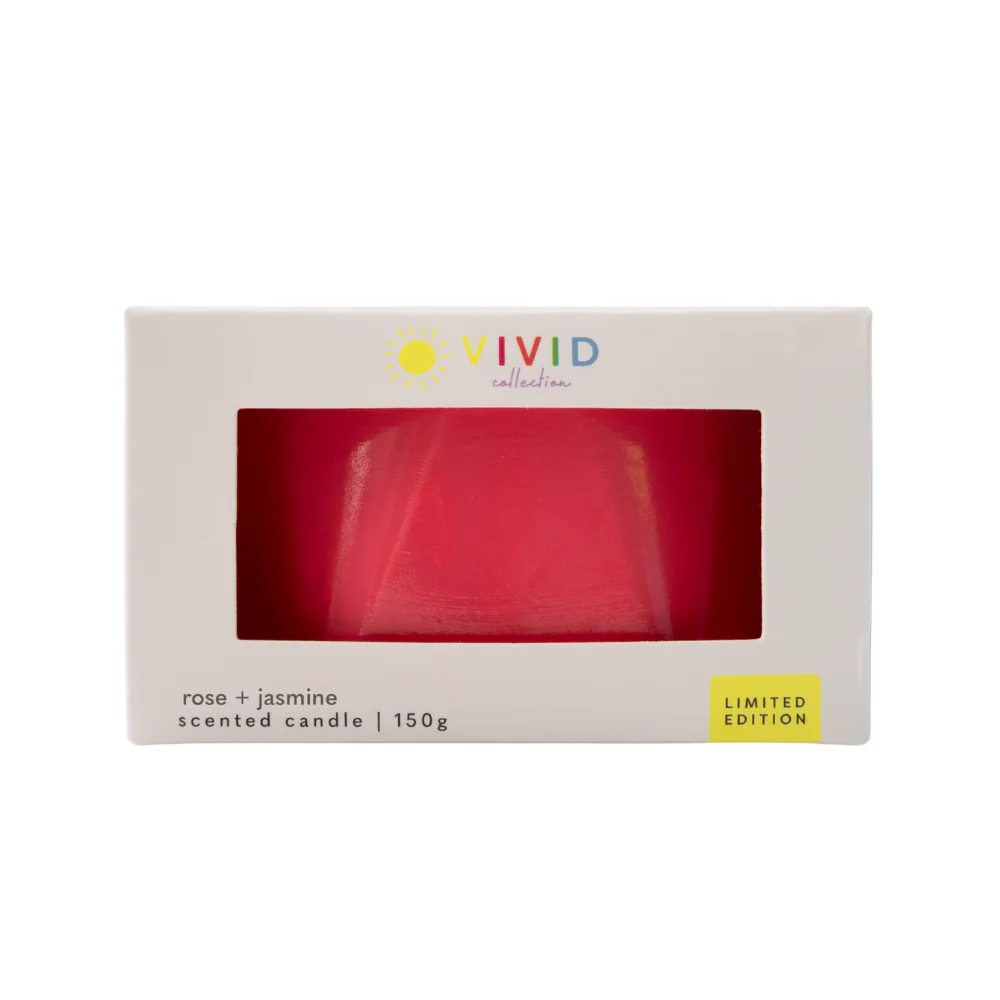 Vivid Collection Ceramic Candle 150g - PINK - Image 2