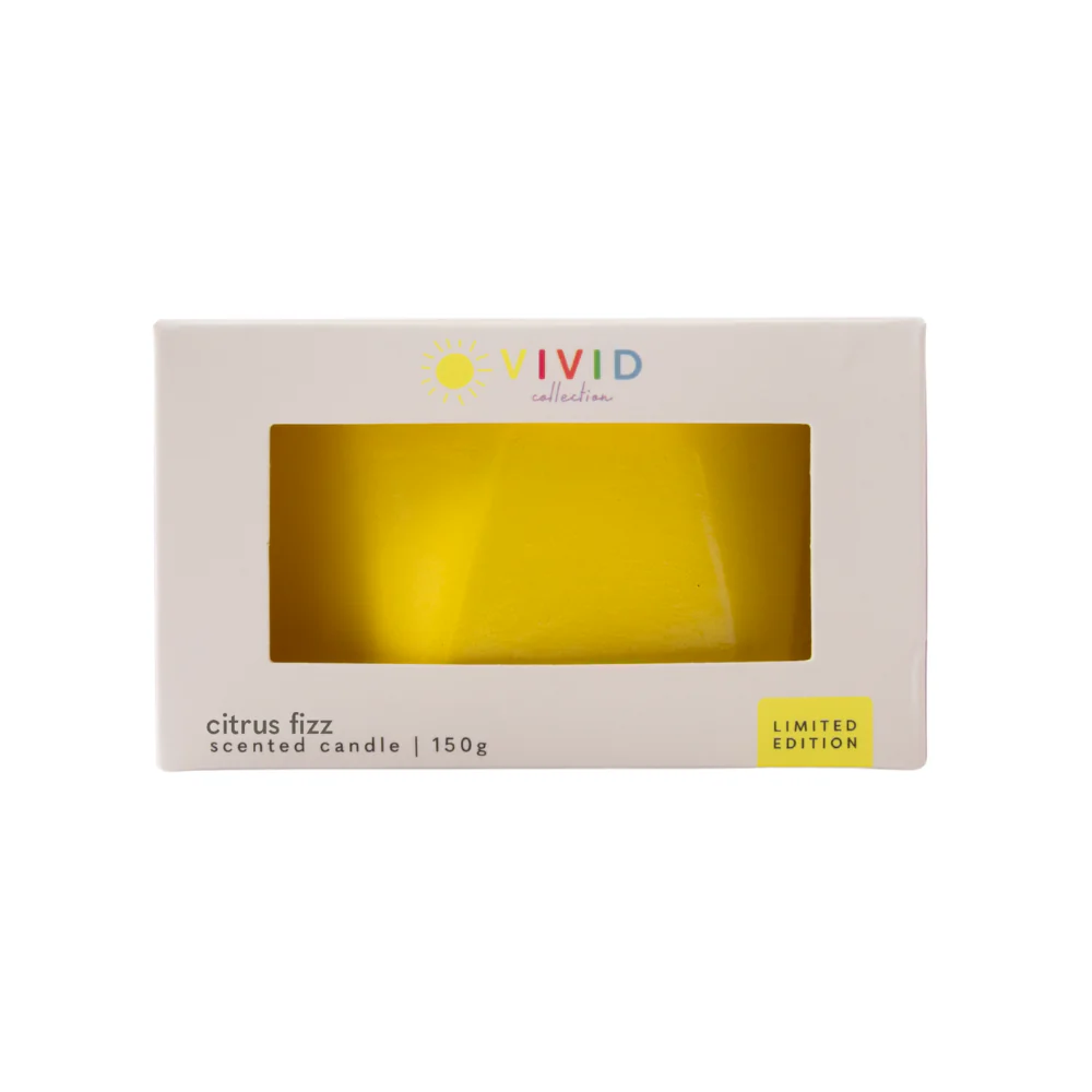 Vivid Collection Ceramic Candle 150g - YELLOW - Image 2