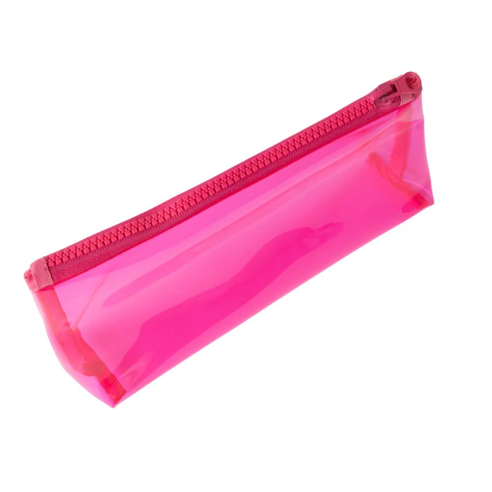 Vivid Collection Clear Pencil Case - PINK - Image 2