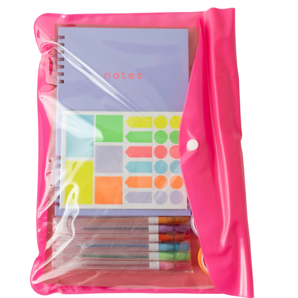 Vivid Collection Stationery Set - PINK/PURPLE - Image 2