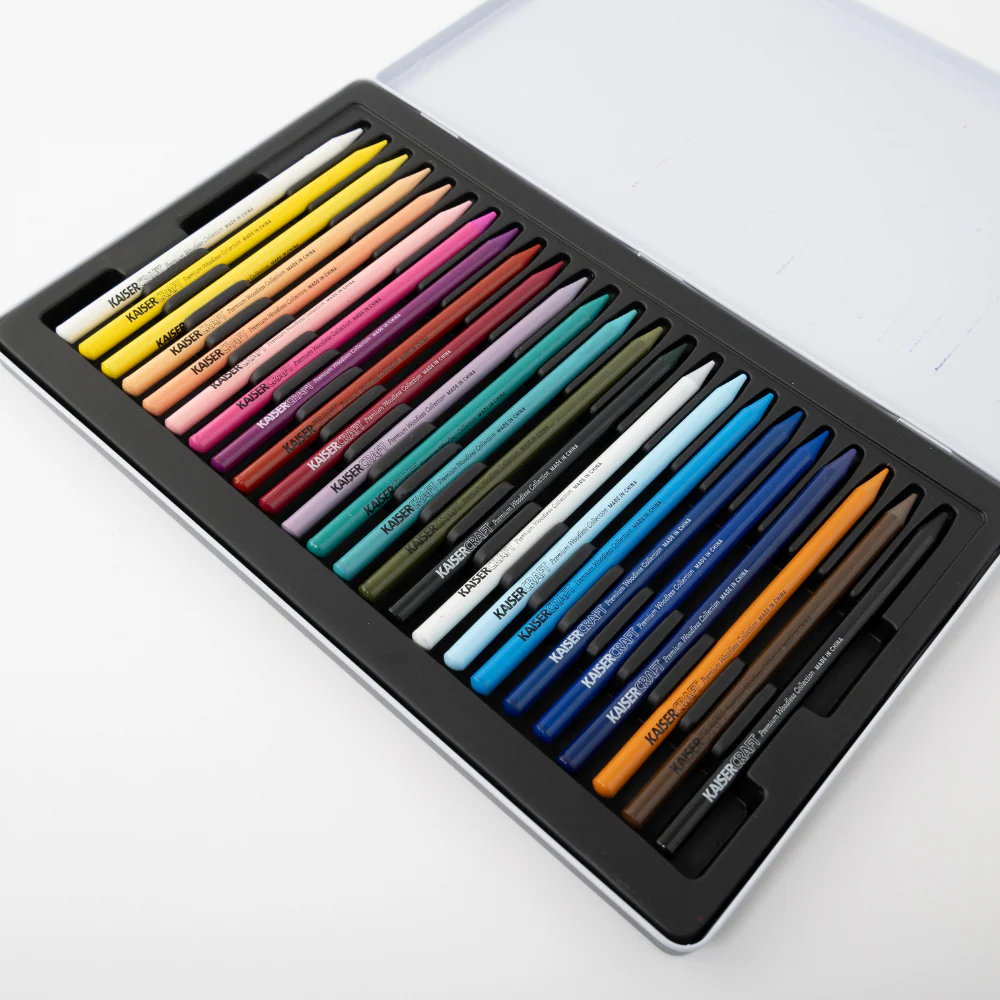 Premium Woodless Oil Based Pencils 24 Pack - Image 3
